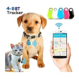 Pet Intelligent Mini Tracker for Dogs and Cats with Bluetooth 5.0 Technology (Color: White, size: with battery inside)