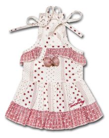 Touchdog Fetching Smock Designer Dog Dress (Color: Red, size: medium)